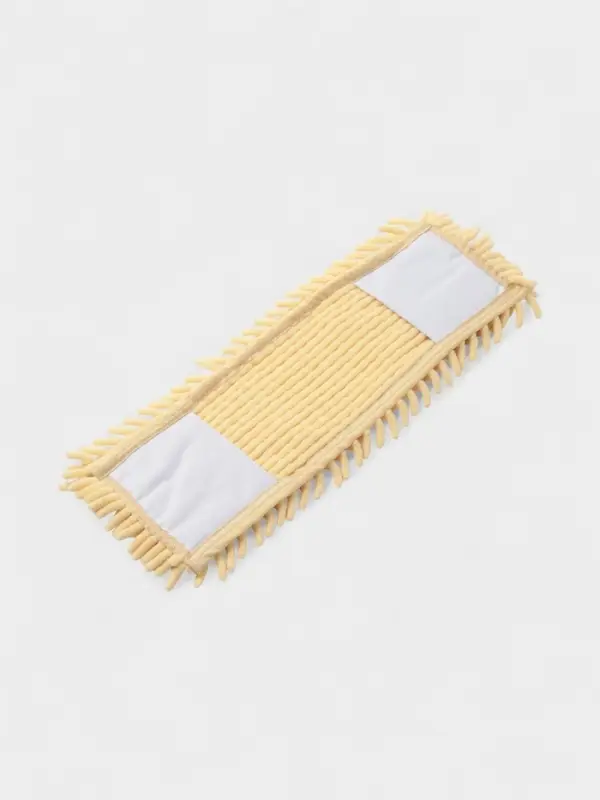 Насадка для плоской швабры "Пастель", микрофибра 43х13 см букли, 80 гр, цвет желтый