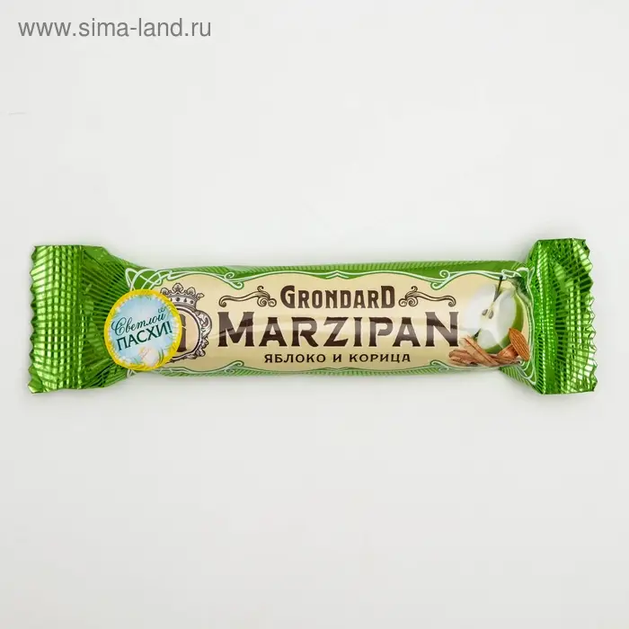 Батончик марципановый Grondard &laquo;Яблоко и корица&raquo;, 50 г