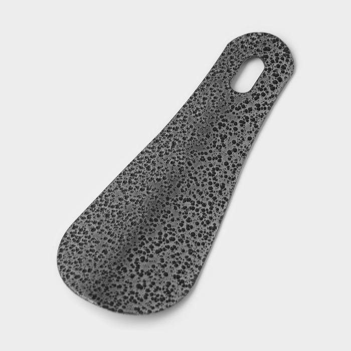 Ложка для обуви металлическая, 10&times;4 см, покрытие антик серебро