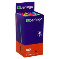 Ручка шариковая Berlingo Tribase grip fuze, стержень синий 0.7 мм, грип, корпус МИКС