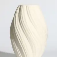 Ваза керамика настольная "Кеннет" 20,5х11,5х7 см, белый