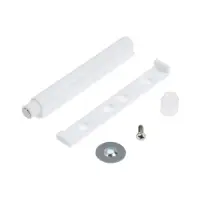 ТолкательТК02 Push-to-Open скрытого монтажа, белый, магнитный, 84 мм