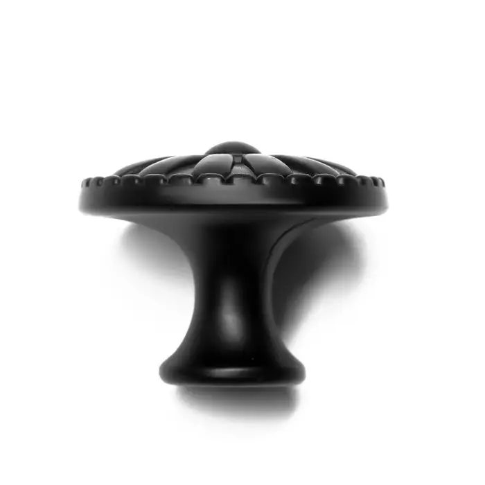 Ручка-кнопка ТУНДРА РК205, цвет черный