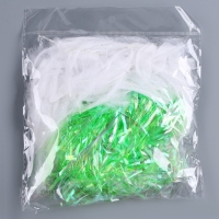 Набор для творчества и декора &laquo;Перья белые + наполнитель&raquo;, цвет зеленый