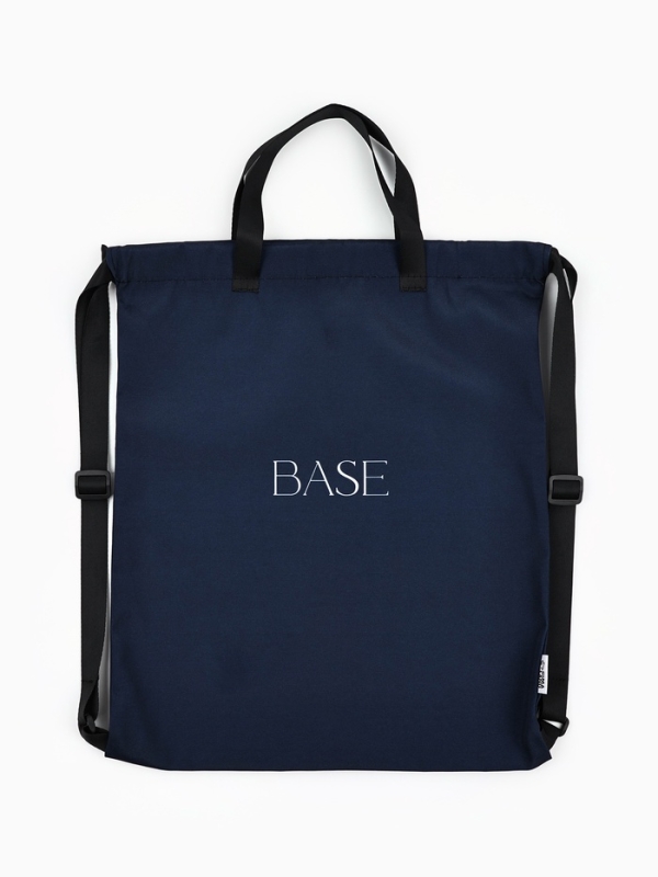 Мешок для обуви "Base", цвет графит, два вида ручек, 41х31 см