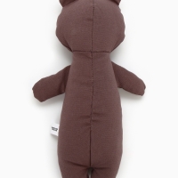 Игрушка для собак с пищалкой "Мишка" из текстиля, 12*25 см