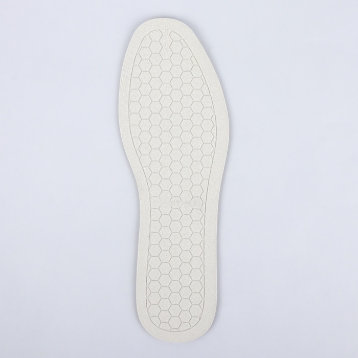 Стельки для обуви, универсальные, с массажным эффектом, р-р RU до 39 (р-р Пр-ля до 39), 25,5 см, пара, цвет белый