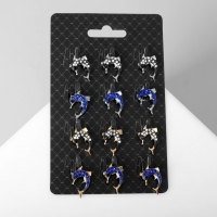 Брошь &laquo;Дельфин&raquo; мини, цвет МИКС (неделимая фасовка 12 шт., цена за шт.)