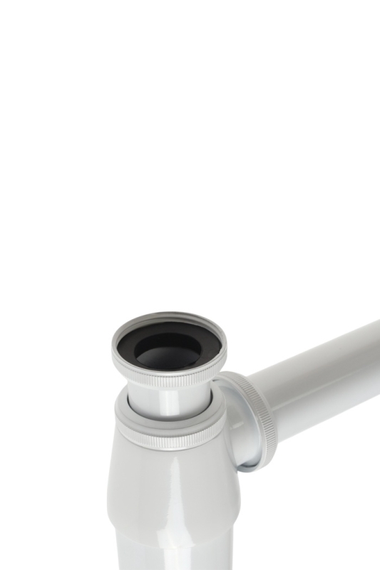 Сифон ZEIN engr, для раковины, бутылочный, 1 1/4" х 32 мм, цинк, белый