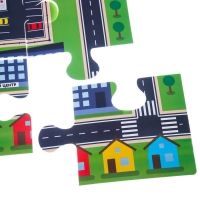 Светофор с игровым полем &laquo;Изучаем ПДД&raquo;, световые эффекты, русский чип, Синий трактор