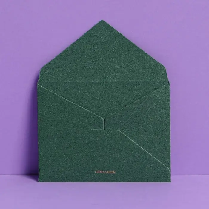 Подарочный конверт "Present for you", тиснение, дизайнерская бумага, 9 &times; 7 см