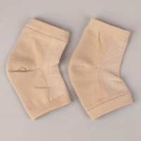 Напяточники для педикюра, увлажняющие, 16 &times; 8,5 см, ONE SIZE, цвет бежевый