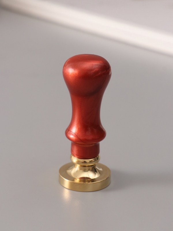 Печать для сургуча с пластиковой ручкой "Классика цифра 3" 2,5х2,5х6,3  см