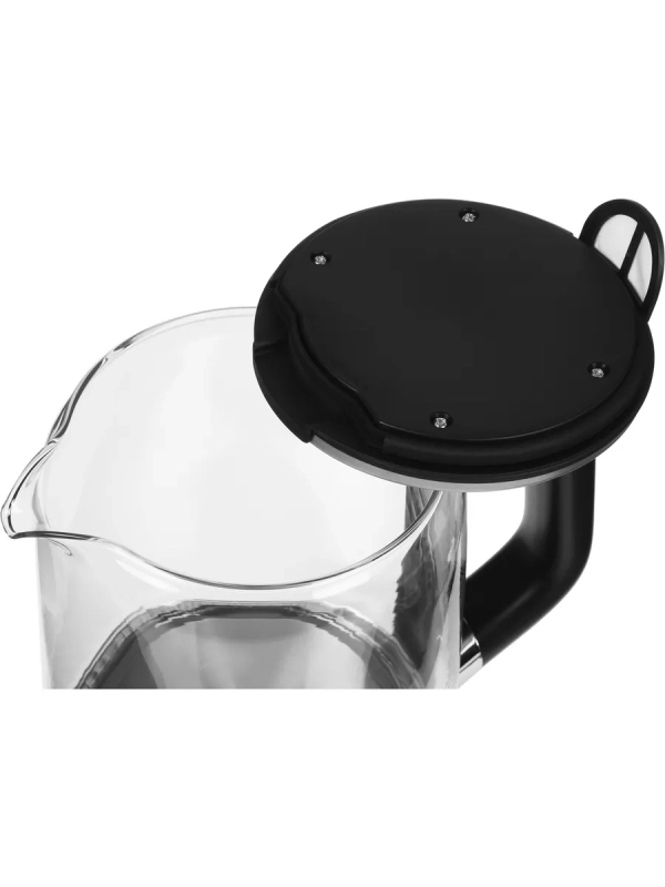 Чайник HYK-G5506 черный-серебристый, 1.7л, мощность 2200Вт