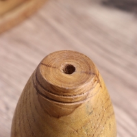 Ваза "Бьянка" дерево Джати, 9х9х15 см, цв. коричневый