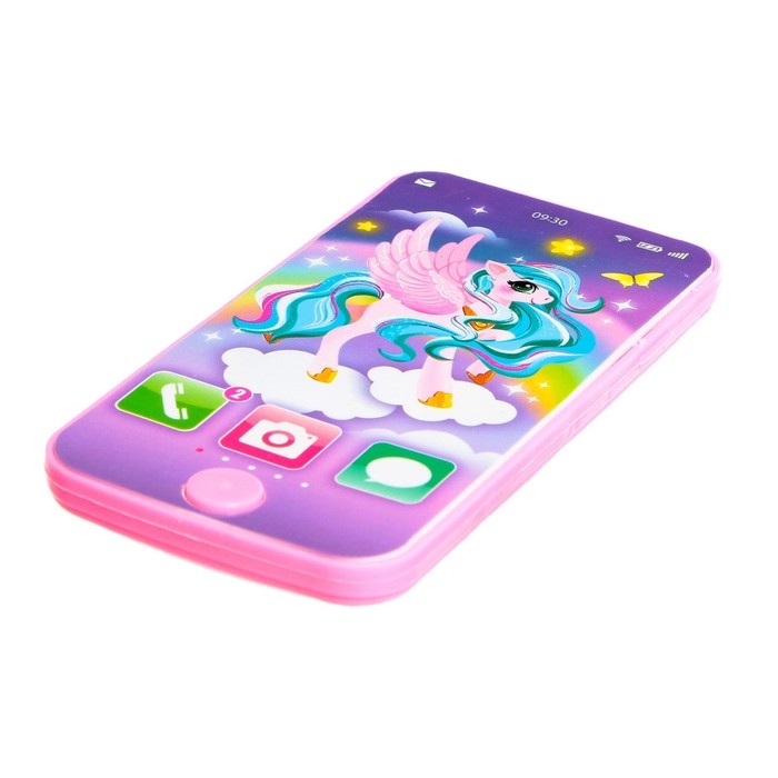 Телефон музыкальный &laquo;Волшебная пони&raquo;, звук, цвета МИКС
