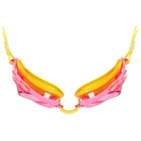 Очки для плавания детские ONLYTOP &laquo;Бантик&raquo;, беруши, цвет розовый