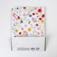 Пакет подарочный ламинированный, упаковка, &laquo;Расцветай от счастья&raquo;, MS 18 х 23 х 8 см