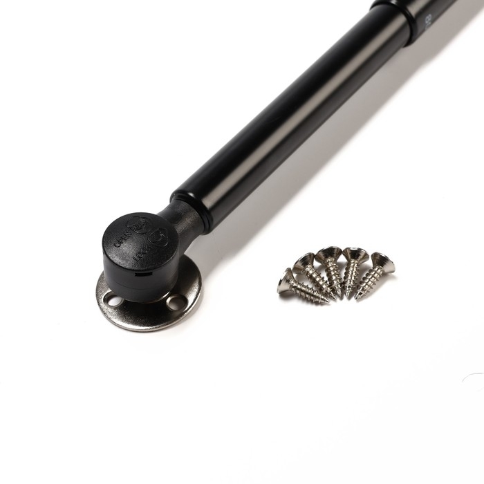 Газлифт 80N CAPPIO, с доводчиком, бесшумное открывание/закрывание, черный, с доп. защитой