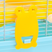 Клетка для грызунов "Пижон", 31 х 24 х 46 см, голубая