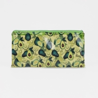 Косметичка на молнии, цвет зелёный