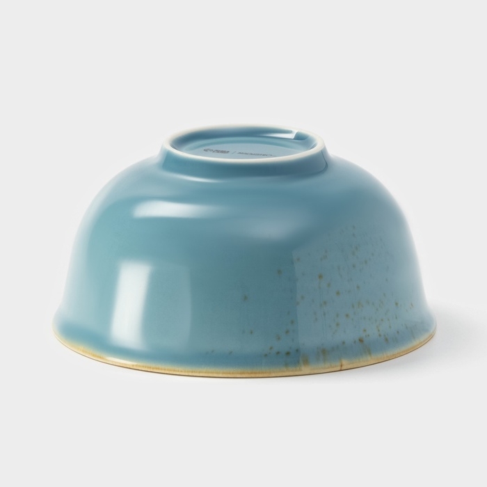 Салатник фарфоровый Magistro &laquo;Церера&raquo;, 650 мл, 15&times;7,5 см, цвет голубой