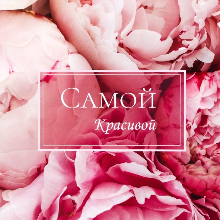 Пакет подарочный ламинированный с широким дном,"Cамой красивой", 25 &times; 19 &times; 18 см