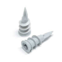 Дюбель ТУНДРА, для гипсокартона, DRIVA, со сверлом, нейлоновый, 14х32 мм, 500 шт