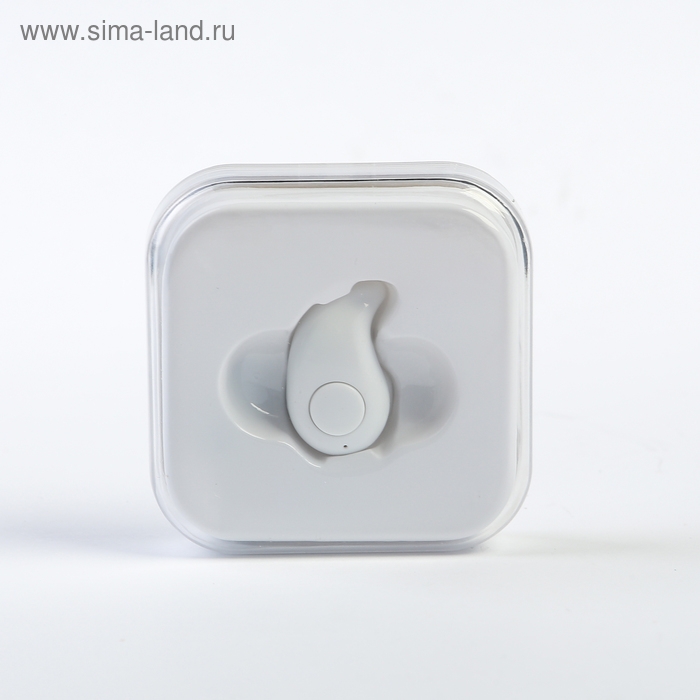 Наушник беспроводной Luazon RX-3, микрофон, АКБ 50 мАч, белые