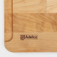 Поднос-подставка Adelica &laquo;Чайная станция&raquo;, на 2 персоны, с потайными ручками, 40&times;18&times;1,8 см, берёза