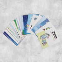 Наклейки-стикеры, набор,&laquo;Радужные наклейки&raquo;, 6 х 7 см, 50 шт