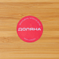 Менажница Доляна &laquo;Вертиго&raquo;, 19,5&times;19,5 см, бамбук