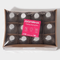 Набор стеклянных баночек для специй с металлической крышкой Доляна &laquo;Аква&raquo;, 150 мл, 5,5&times;11,5 см, 12 шт