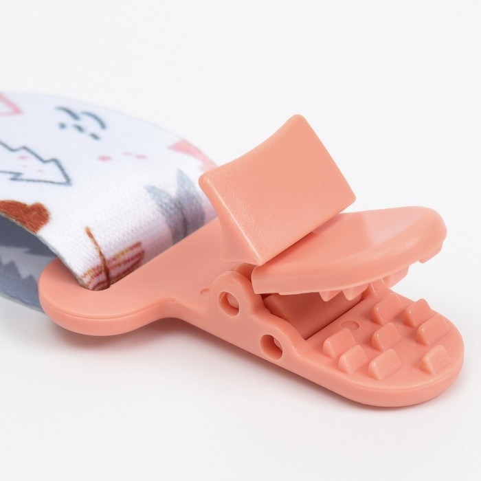 Держатель для соски - пустышки &laquo;Мишки&raquo;, на ленте