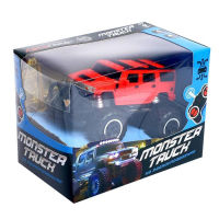 Джип радиоуправляемый &laquo;Хамер&raquo;, работает от батареек, цвет красный