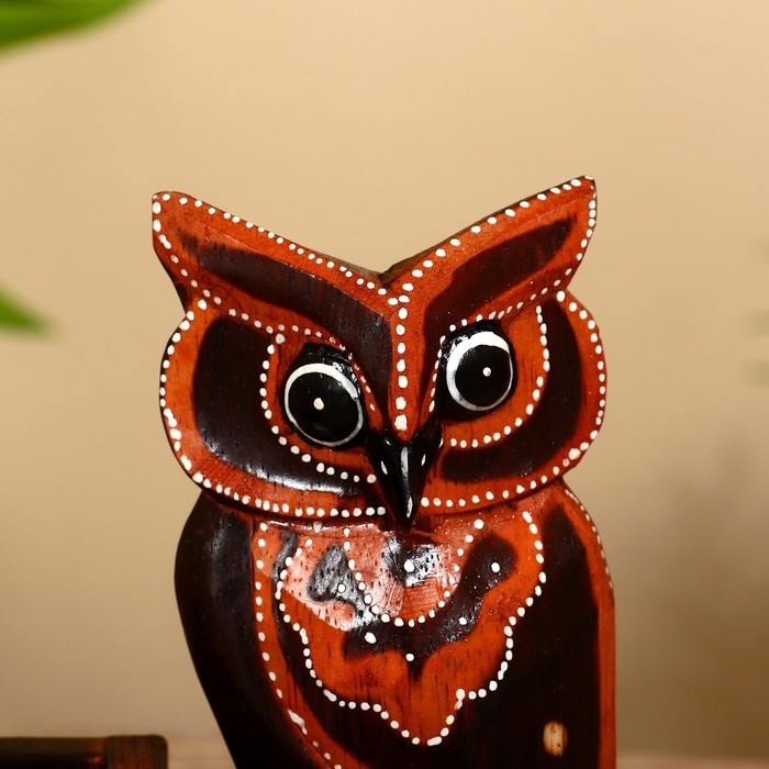 Календарь настольный &laquo;Сова&raquo;, 15&times;6&times;12 +/- 1.5 см, дерево