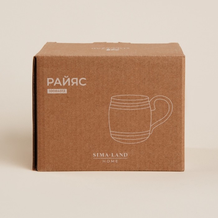 Кружка керамическая SL Home &laquo;Райяс&raquo;, 500 мл, цвет бежевый