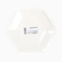 Набор посуды для праздника на 12 персон, белый с золотом (тарелки 23 см, стакан 250 мл)