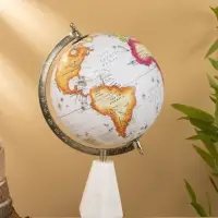 Глобус сувенирный 23х20х38 см, подставка мрамор