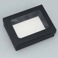 Коробка подарочная, упаковка, &laquo;Черная&raquo; 16.5 х 12.5 х 5 см