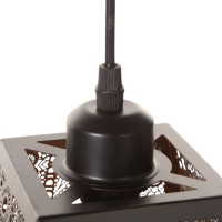 Светильник "Стрекозы" 1х40Вт Е27 черный 14х14х22+100см