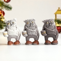 Фигурное мыло "Сова - С Добрым утром" 9х6х4,5см/80гр