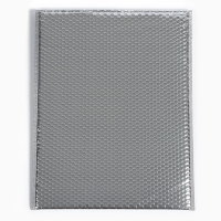 Пакет упаковочный пупырчатый, с клапаном и клеевым слоем,40х50+4 см,п/э,3 слоя, металлизир