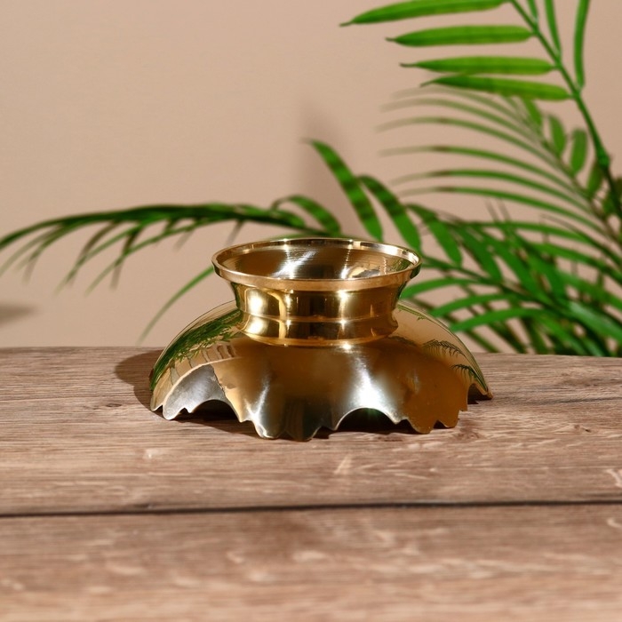 Чаша "Краун" латунь, перламутр 12х12х4,5 см