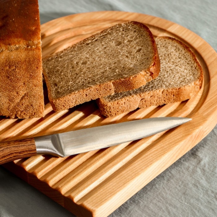 Доска разделочная для подачи и сервировки Adelica, 25&times;22&times;1,8 см, берёза