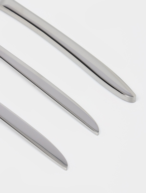 Набор столовых приборов Magistro Flow 24 предмета, цвет серебряный