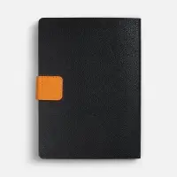 Ежедневник Boom, недатированный, черный с оранжевым