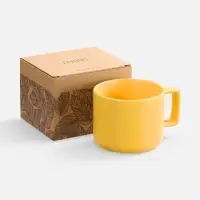 Чашка Jumbo в коробке матовая, желтая