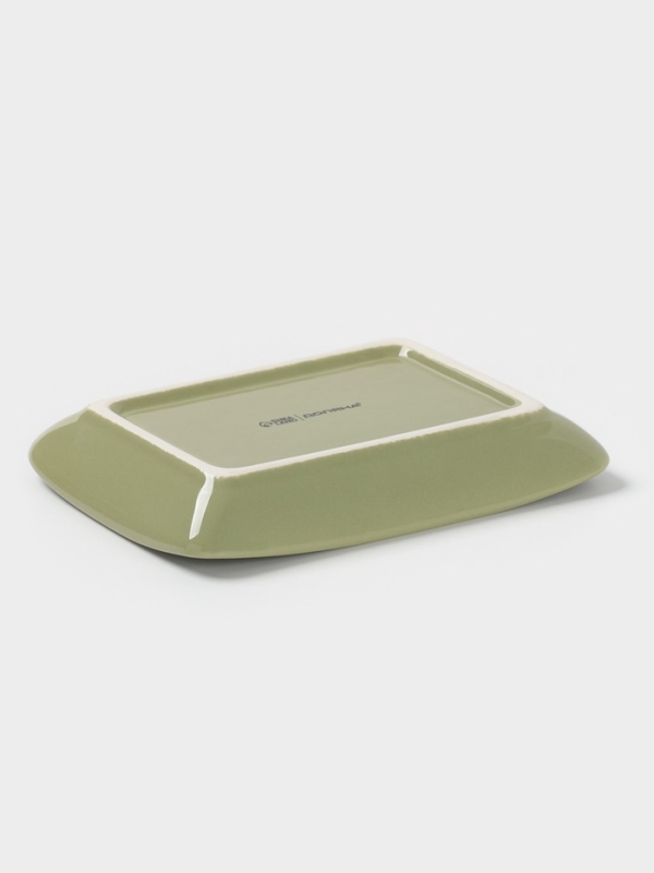 Масленка Доляна "Цветы" цвет белый  17х12х8,5 см