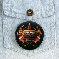 Значок закатной &laquo;23 февраля&raquo;, d = 5,6 см